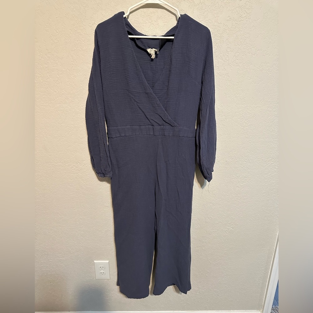 Denim colored jumpsuit